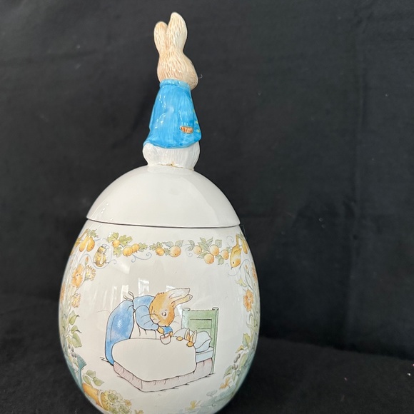 Beatrix Potter 1996, Vintage Teleflora Gift, candy/ cookies jar - Picture 6 of 10